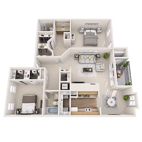 Unit 9802-102-1 9802-102-1 floor plan