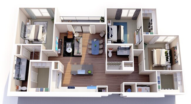 3 Beds • 2 Bath 4311 floor plan