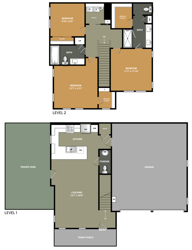 Unit 2627-BRL 2627-BRL floor plan
