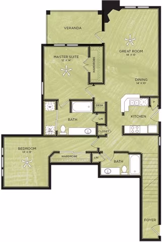Unit 4225 4225 floor plan