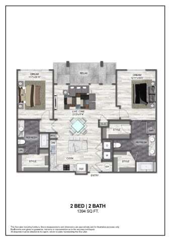 Unit 1106 1106 floor plan