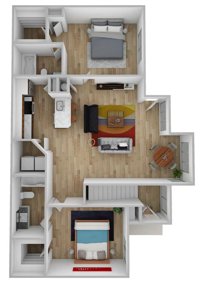 2BD2 1105 floor plan