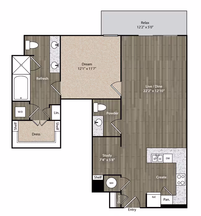 Unit 1011 1011 floor plan