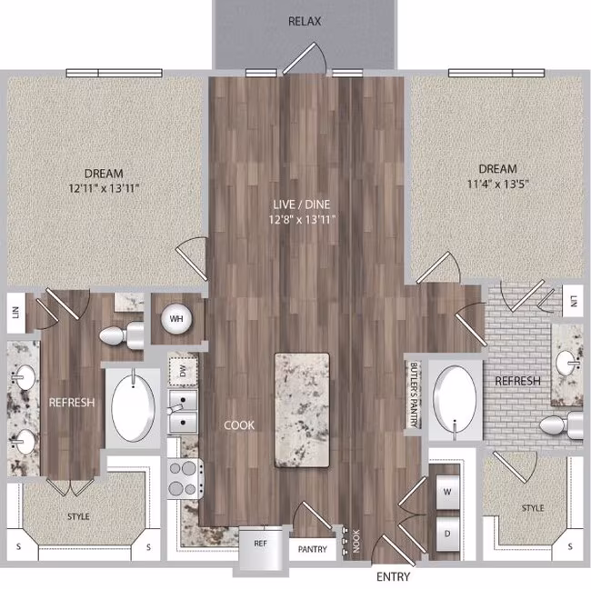 Unit 227 227 floor plan