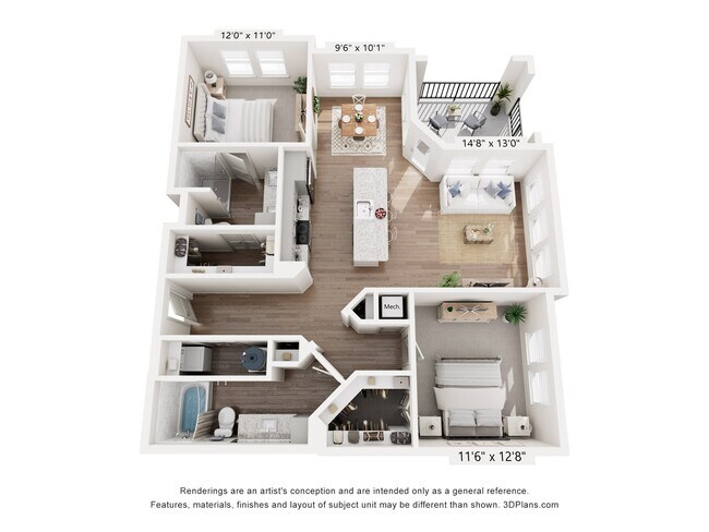 B3 1214 floor plan