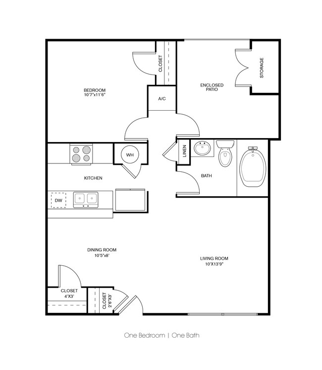 Unit 104 104 floor plan