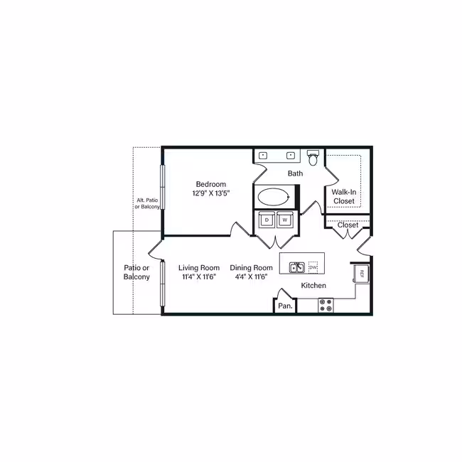 Unit 1321 1321 floor plan