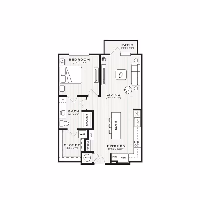 Unit 4313 5311 floor plan