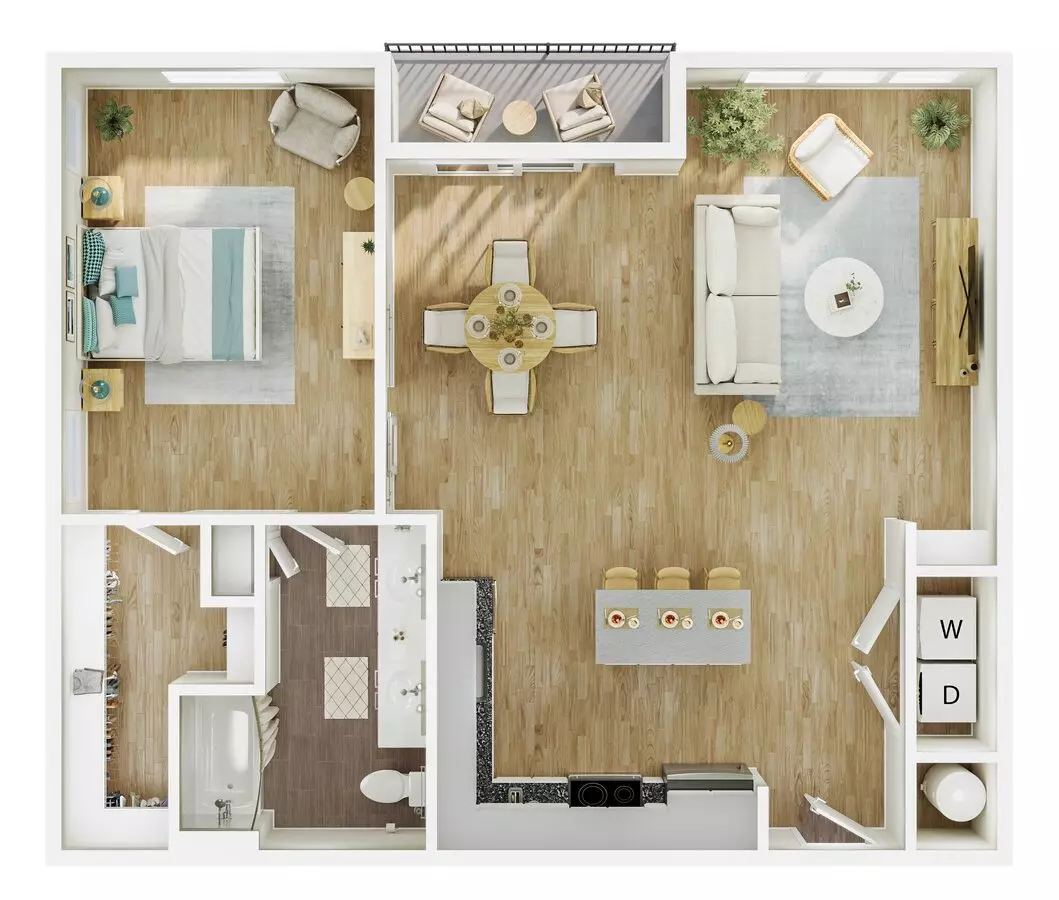 A1B - Bell Lancaster 1102 floor plan