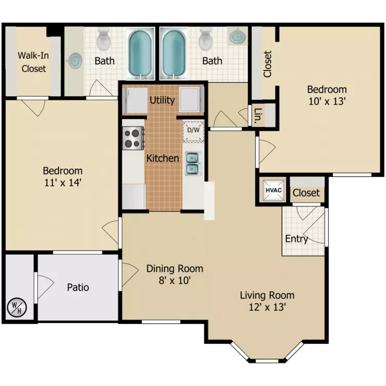Unit 06-3046 06-3046 floor plan
