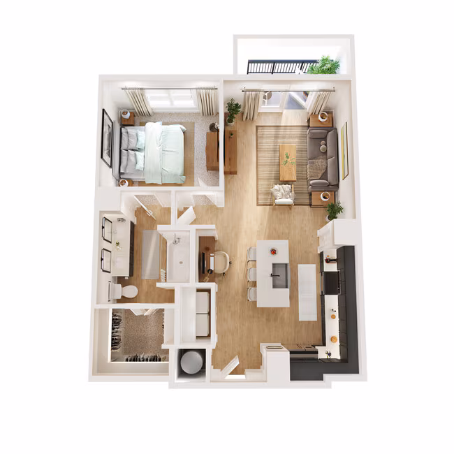 Unit 1-321 1-330 floor plan