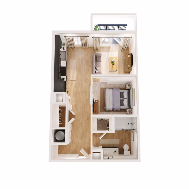 Unit 1-308 1-308 floor plan