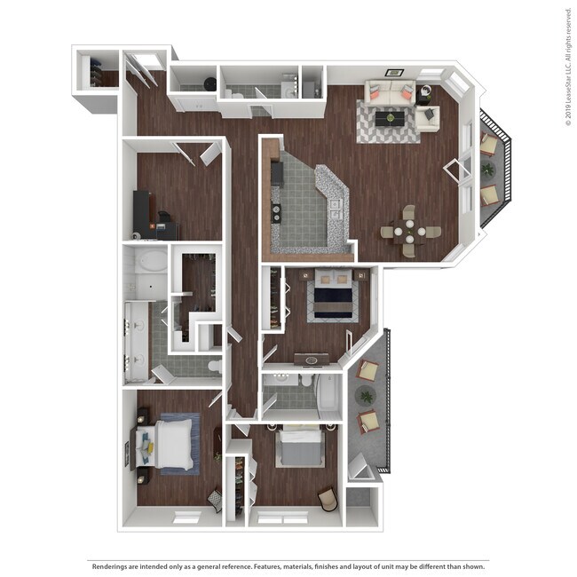 3 Beds • 2 Bath 3001 floor plan