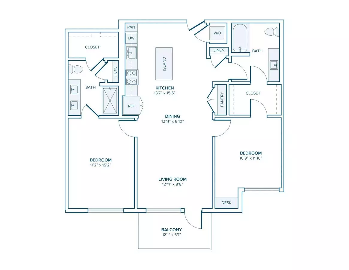 Unit 1012 1012 floor plan