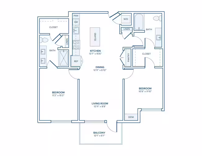 Unit 3045 3045 floor plan