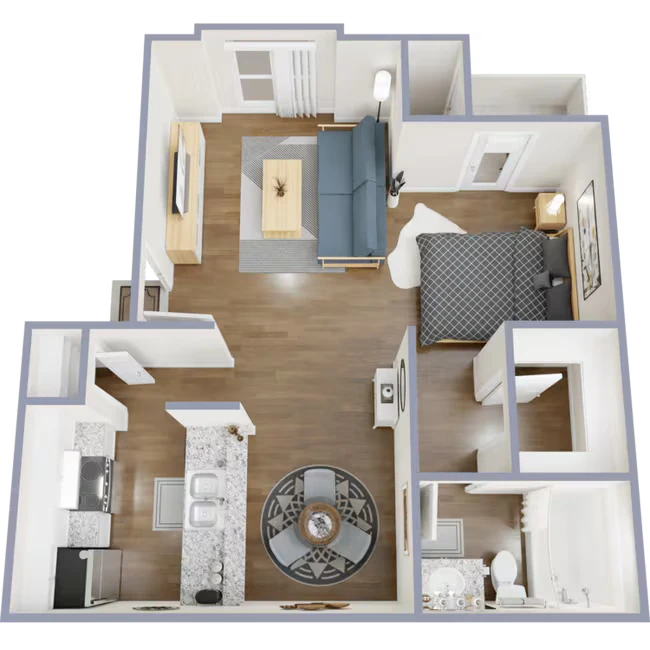 Unit 2032 2033 floor plan