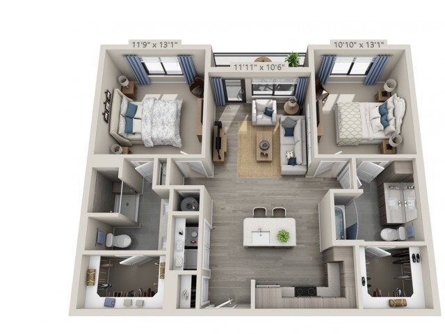 C1 floor plan