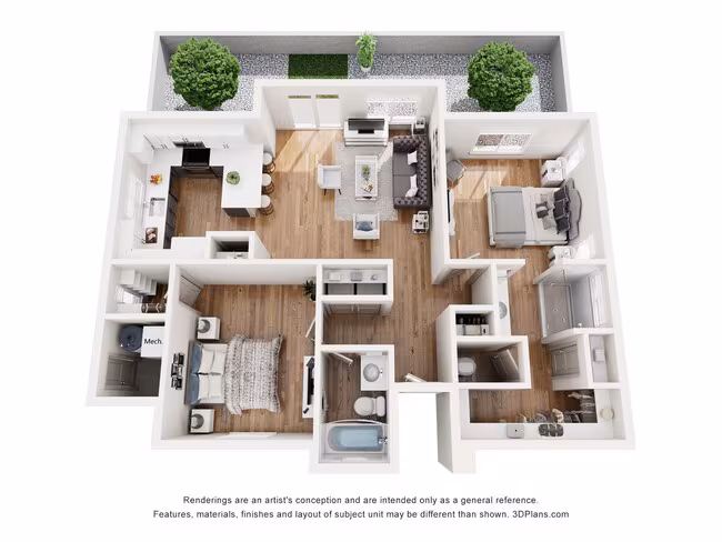 Mesquite 600 floor plan