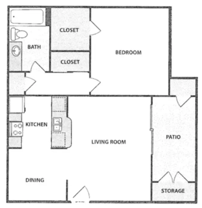 A1 154 floor plan