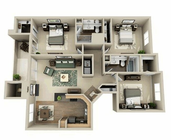 C2 1073 floor plan