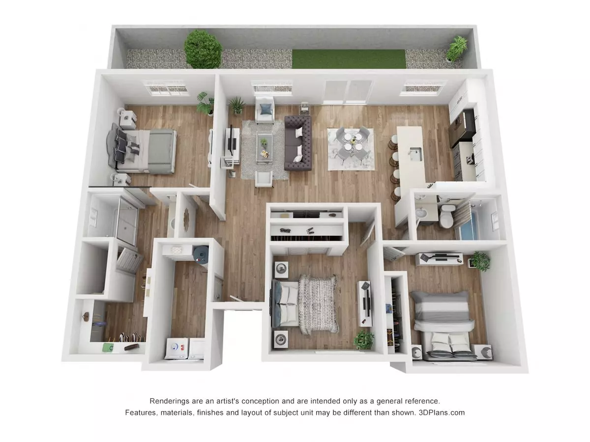 Unit 1222 1125 floor plan