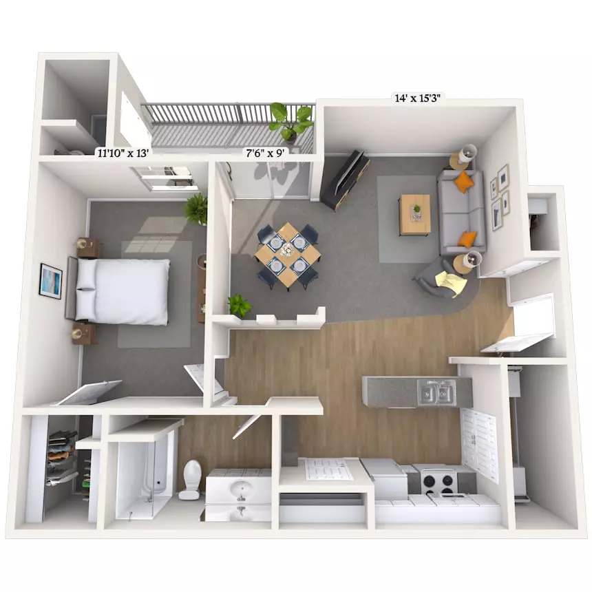 The Silver Bell 1278 floor plan