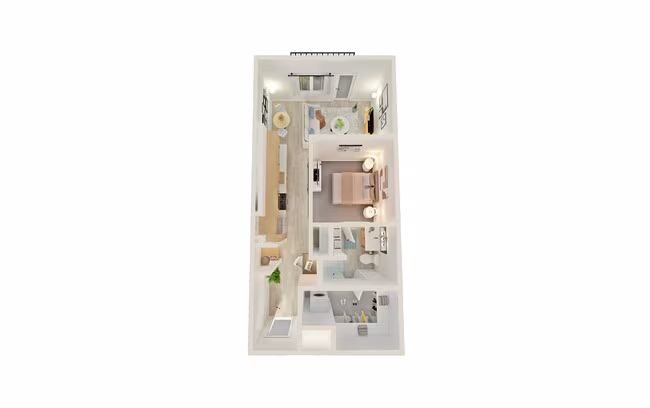 Studio • 1 Bath 1034 floor plan