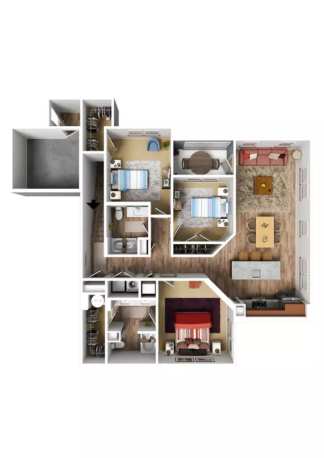 Naddour 12-1080 floor plan