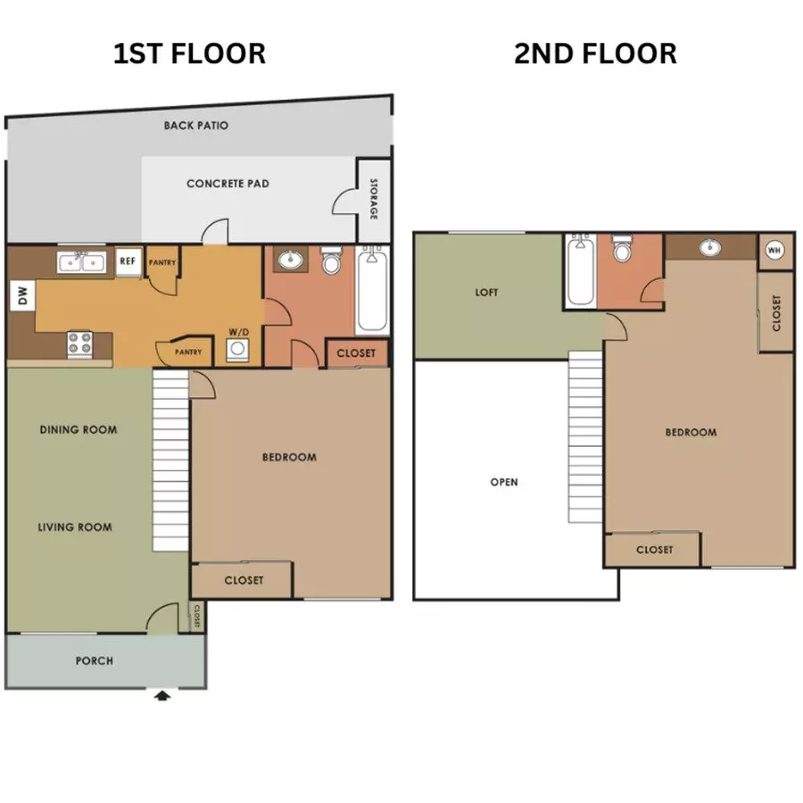 2x2RN 111 floor plan