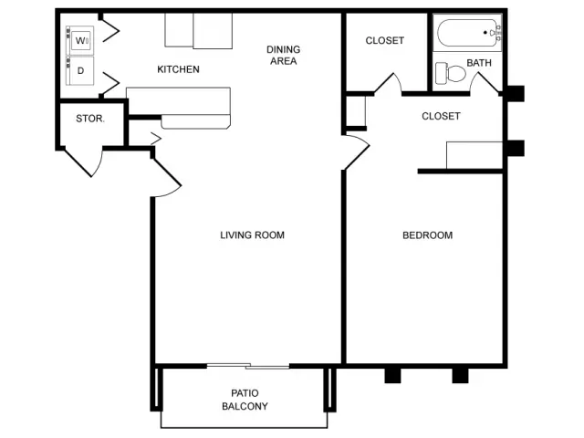 Unit 231 227 floor plan