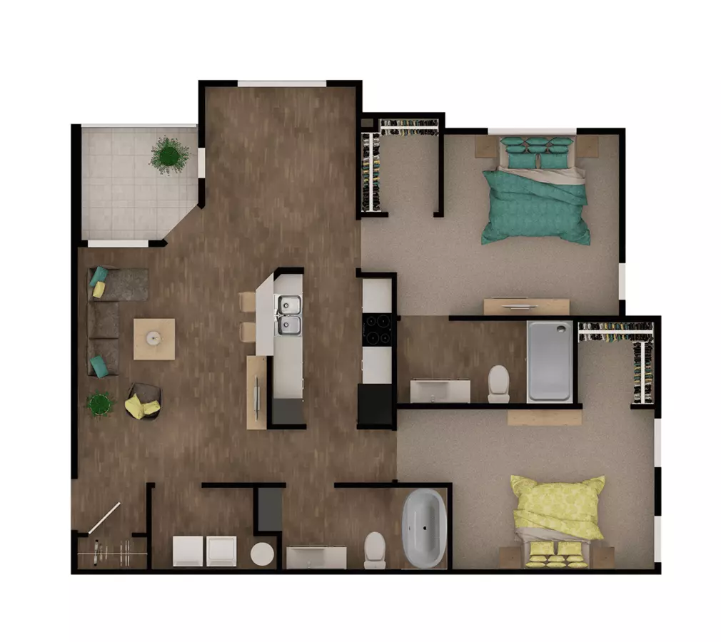 Unit 1056 1044 floor plan