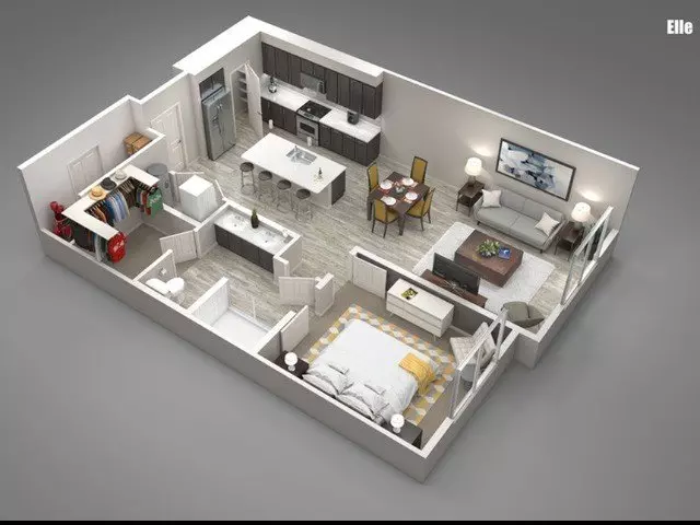 Unit 110 383 floor plan