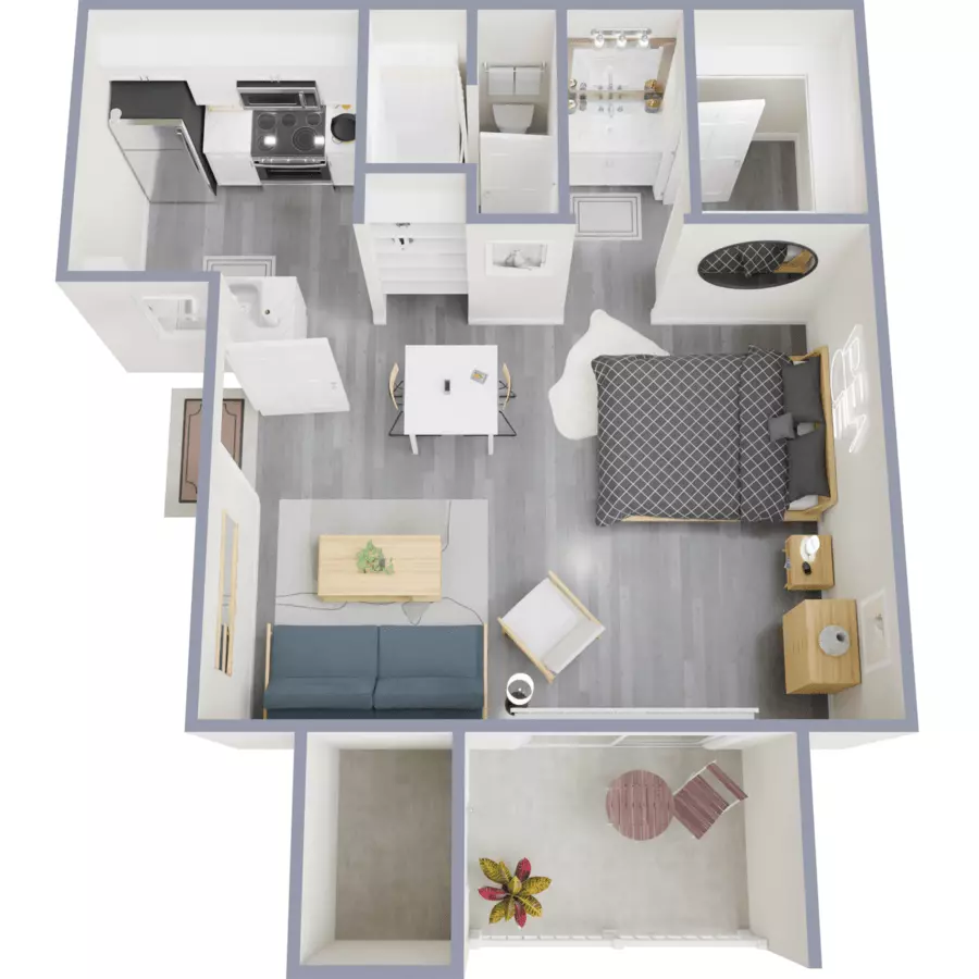 Unit 1107 2001 floor plan