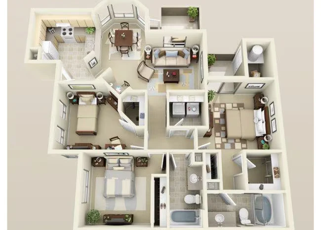 C3 1062 1062 floor plan