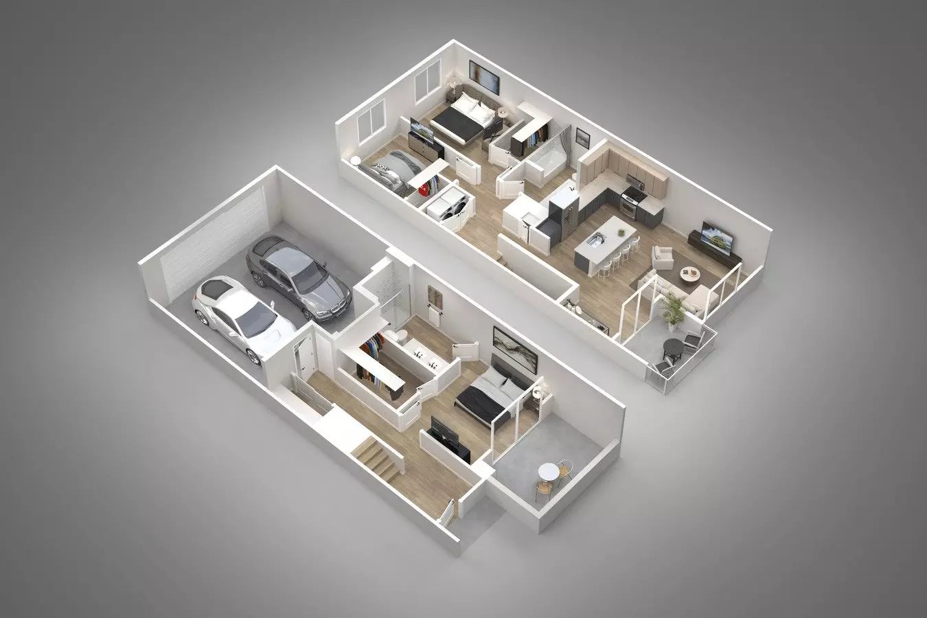 3 Beds • 2 Bath C-WAIT floor plan