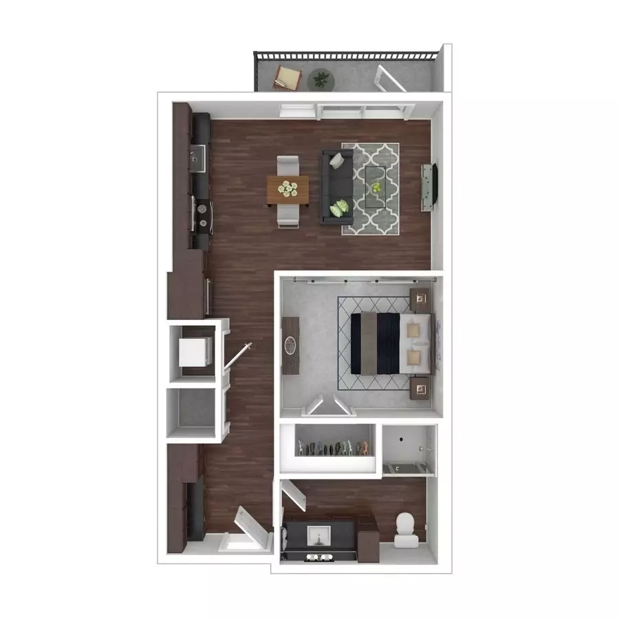 Unit 1218 1517 floor plan