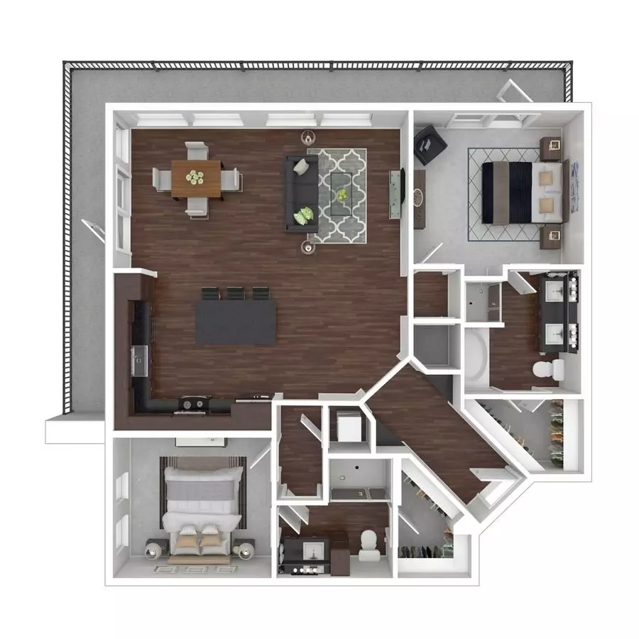 B4 1207 floor plan