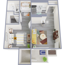 1 Bed • 1 Bath 182 floor plan