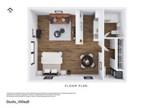 Studio • 1 Bath 246 floor plan