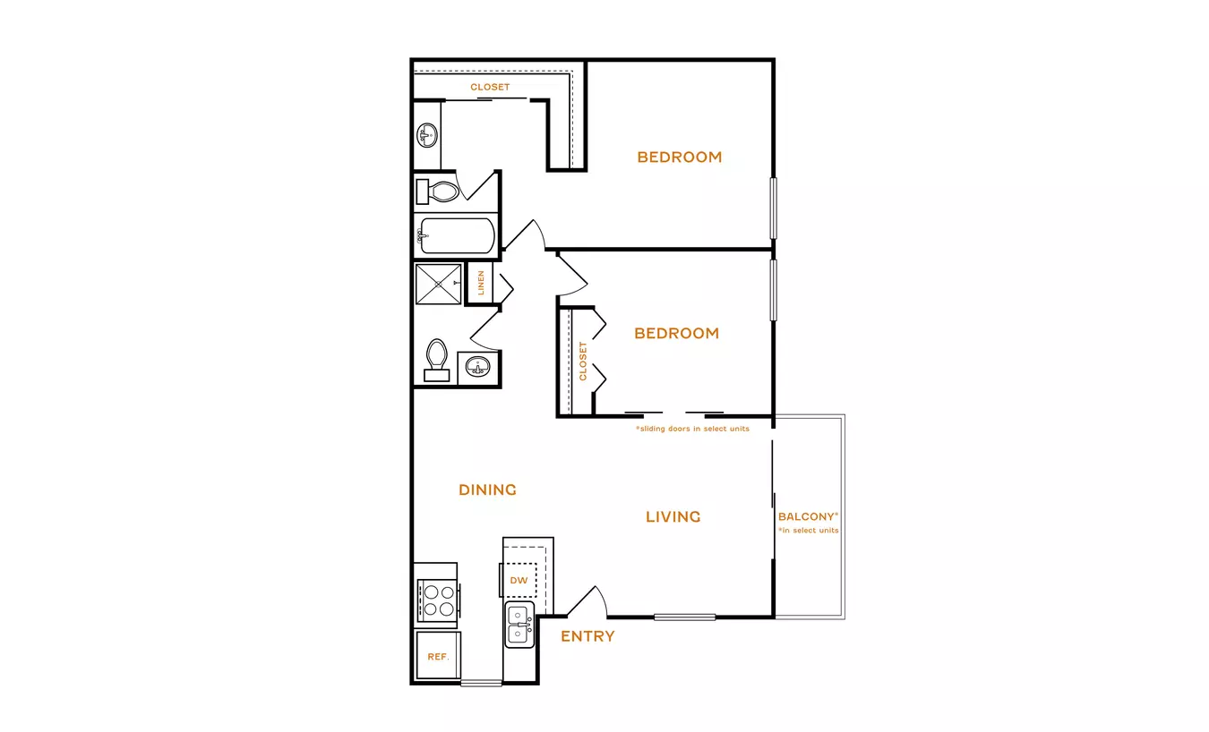 Unit A118 C134 floor plan