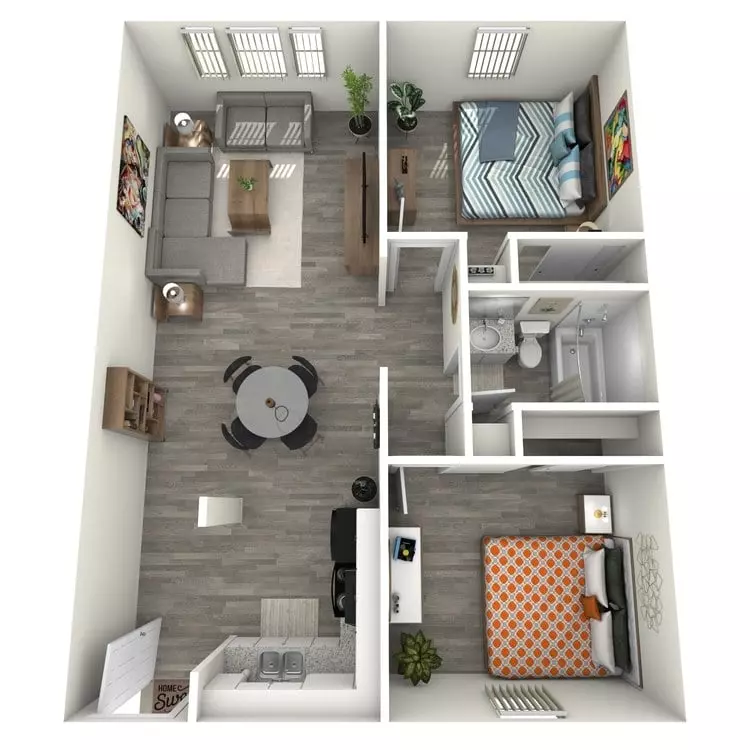 B1 Platinum 6-624 floor plan