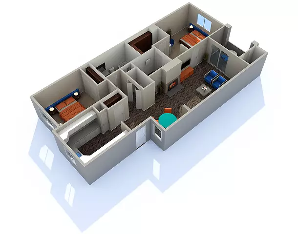 Unit 2030 2030 floor plan
