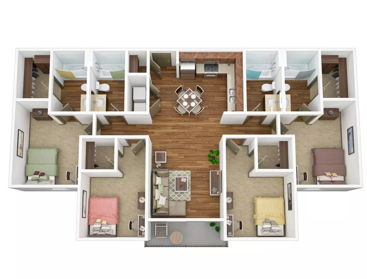 4BR/4BA - Silver Standard floor plan