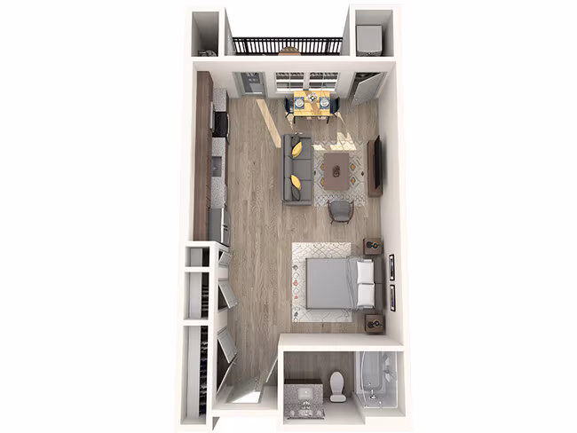 Studio 2303 floor plan