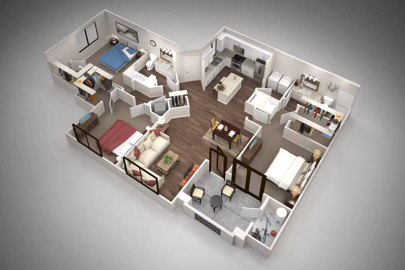 Unit 1095 1075 floor plan
