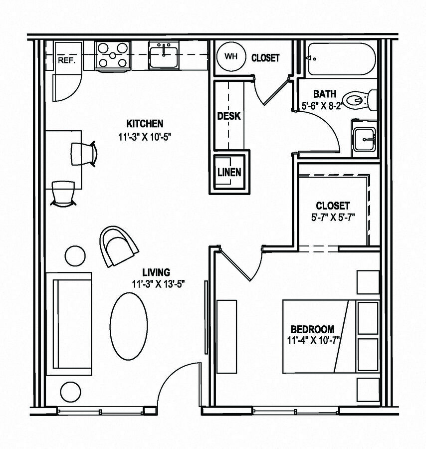 Unit 1315 1107 floor plan