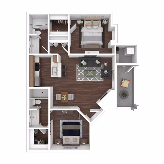 Sunrise 390 floor plan