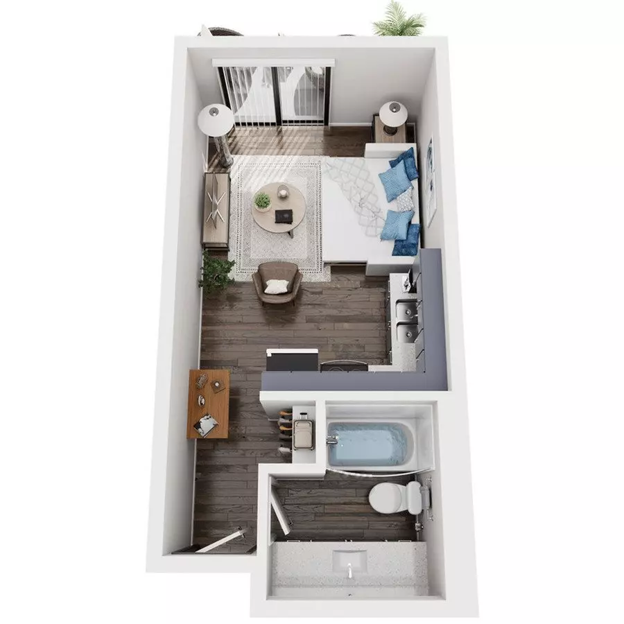 Unit 105 132 floor plan