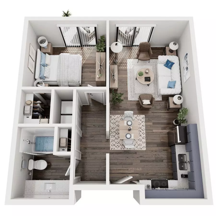 A1 414 floor plan