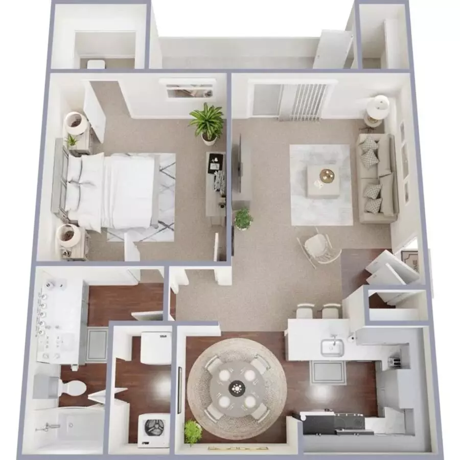 1 Bed • 1 Bath 354 floor plan